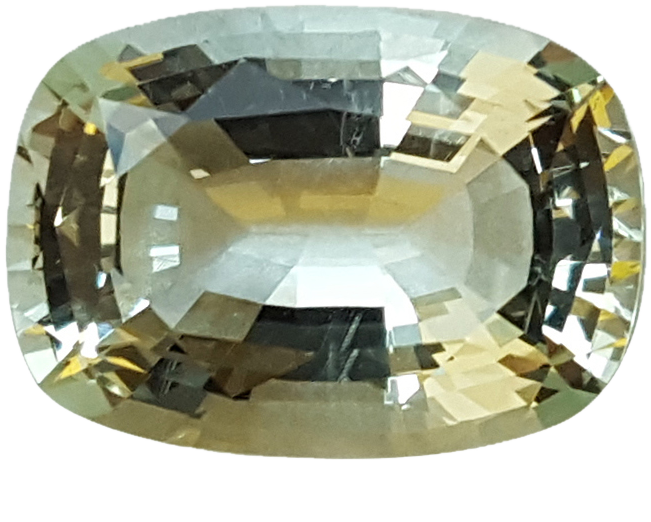 10.03ct Cushion Almost Colorless Aquamarine