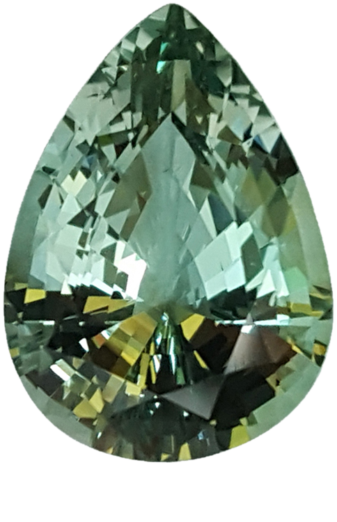 18.2x13.2mm Pear Shape Aquamarine