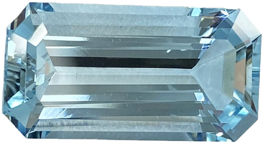 18.11ct Emerald Cut A Color Aquamarine