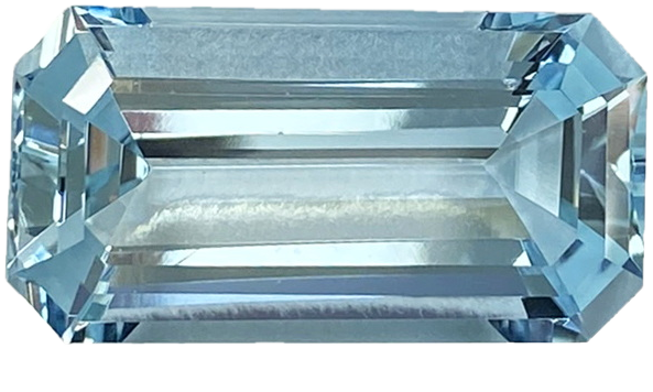 18.11ct Emerald Cut A Color Aquamarine