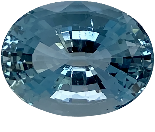 22ct Oval Unheated Aquamarine