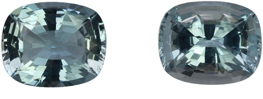 12x10mm Cushion A Color Aquamarine