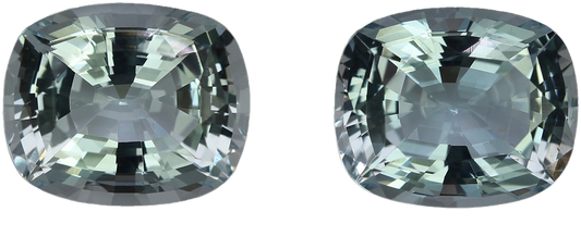 12x10mm Cushion A Color Aquamarine