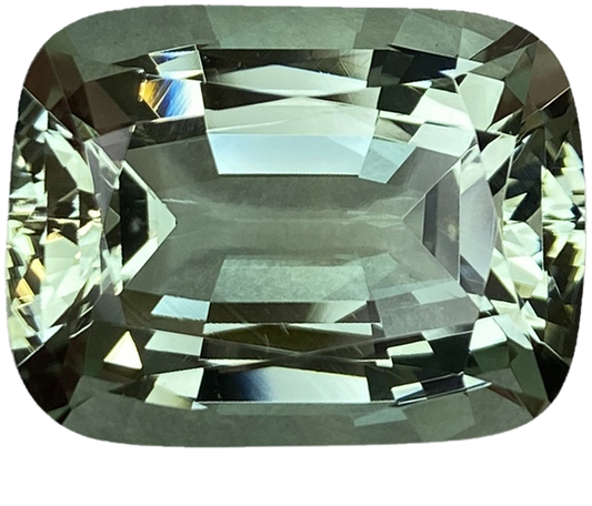 24.05ct Cushion Green Aquamarine