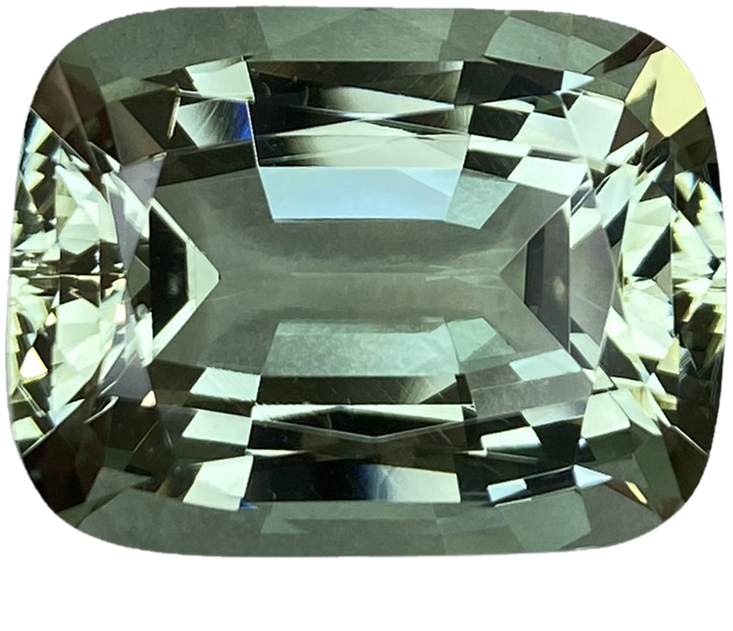 24.05ct Cushion Green Aquamarine