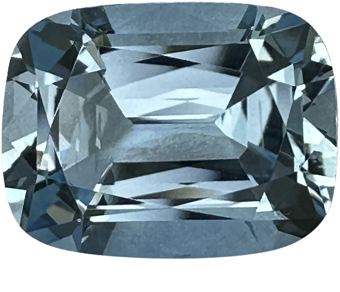 3.78ct Cushion A Color Aquamarine