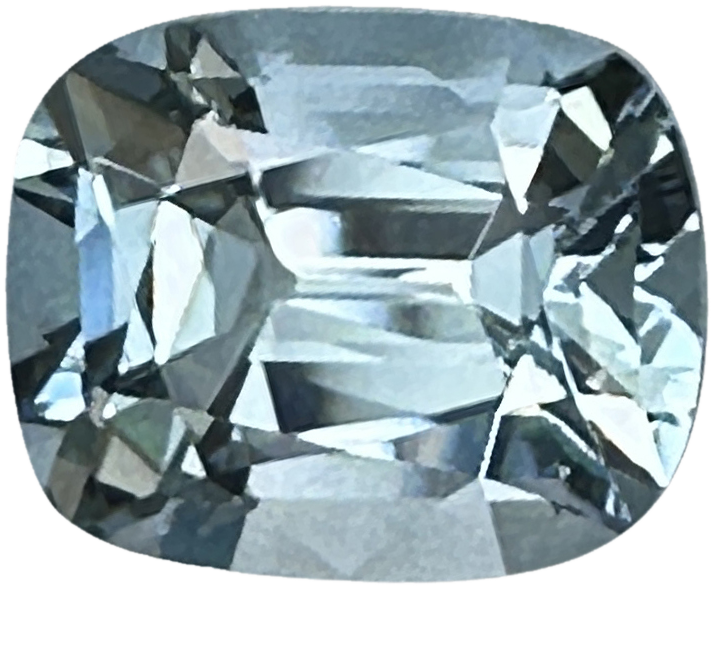 4ct Cushion A Color Aquamarine