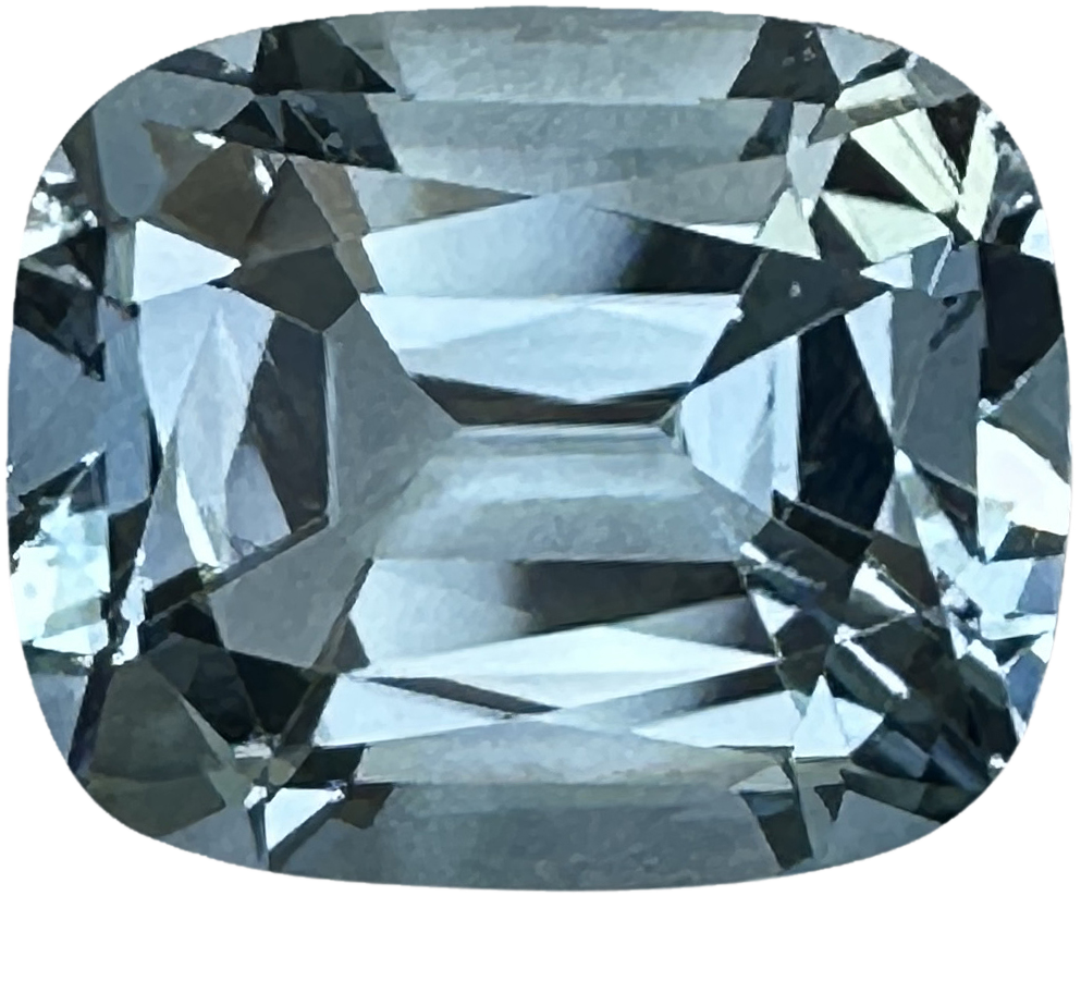 6.04ct Cushion AA Color Aquamarine
