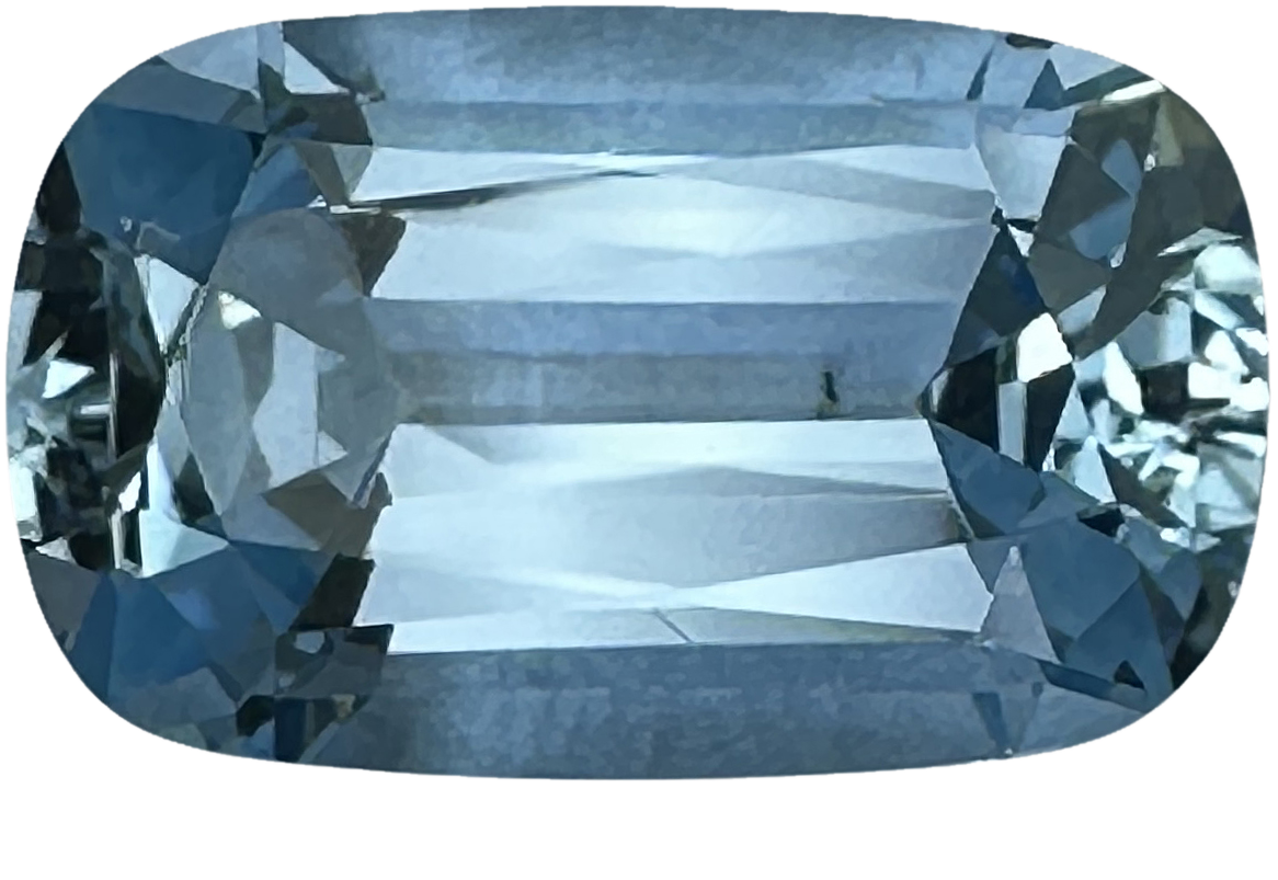 6.09ct Cushion AAA Color Aquamarine
