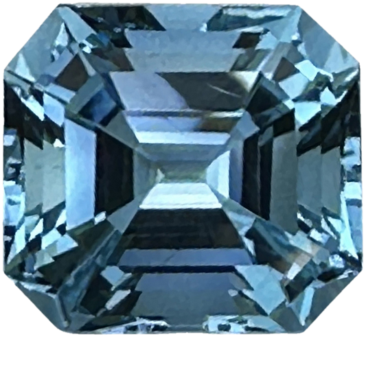18.15ct Emerald Cut Santa Maria Aquamarine