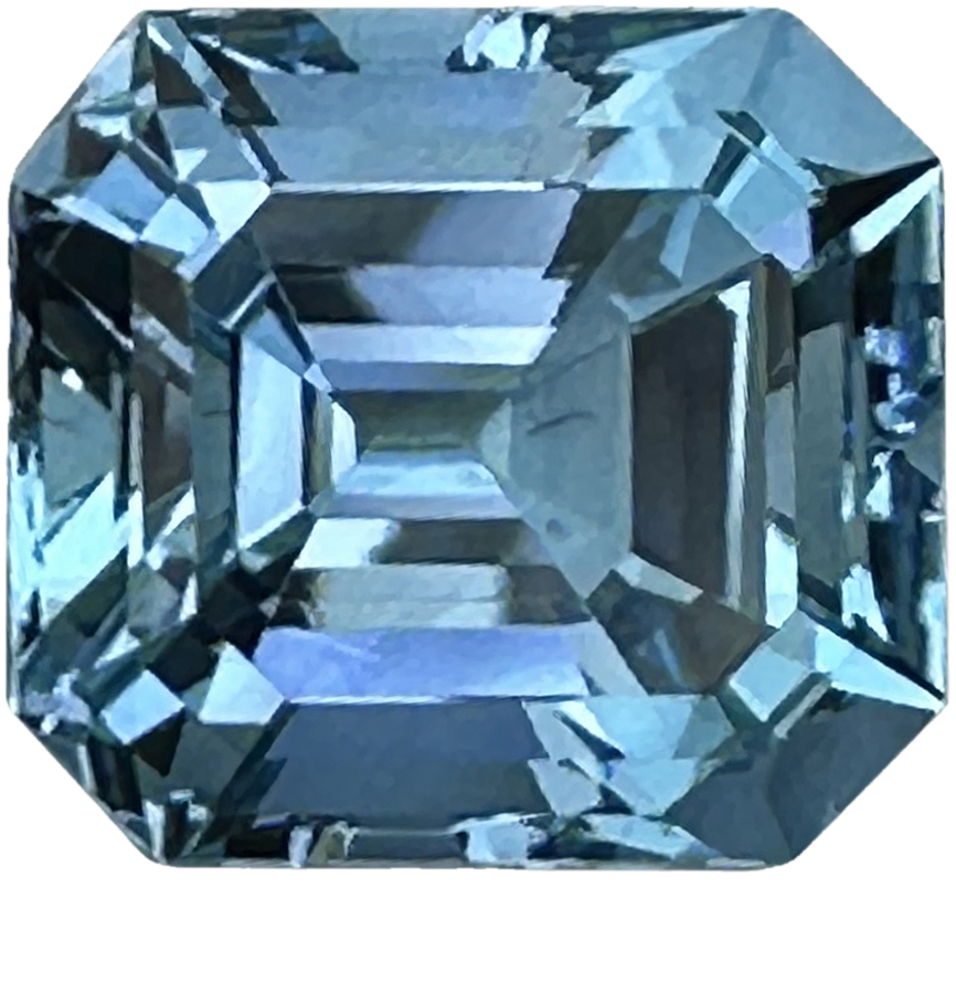 18.15ct Emerald Cut Santa Maria Aquamarine