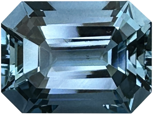 23.08ct Emerald Cut Santa Maria Aquamarine