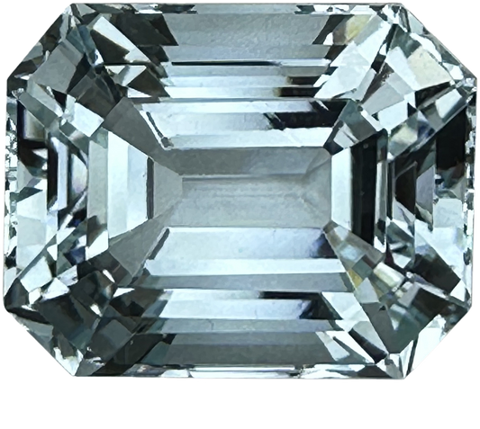 33.98ct Emerald Cut A Color Aquamarine