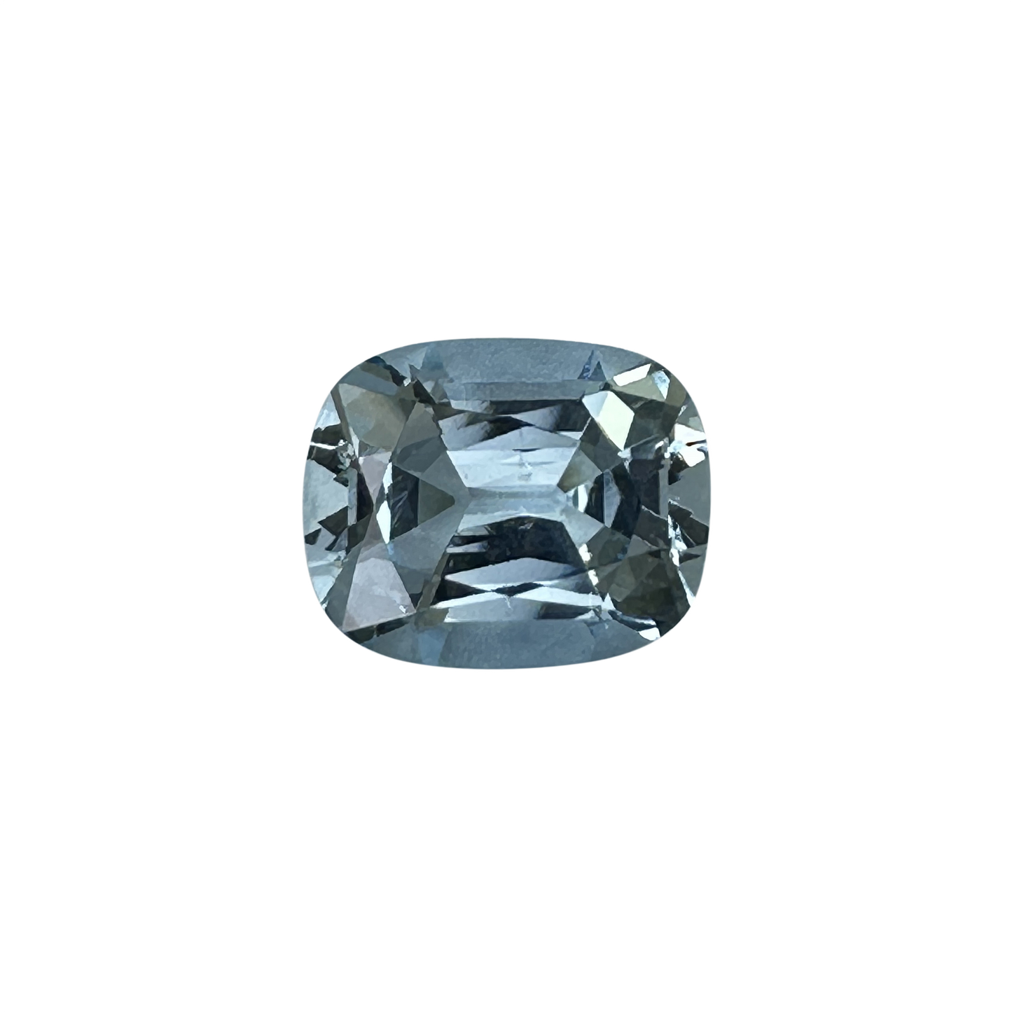 3.67ct Cushion A Color Aquamarine