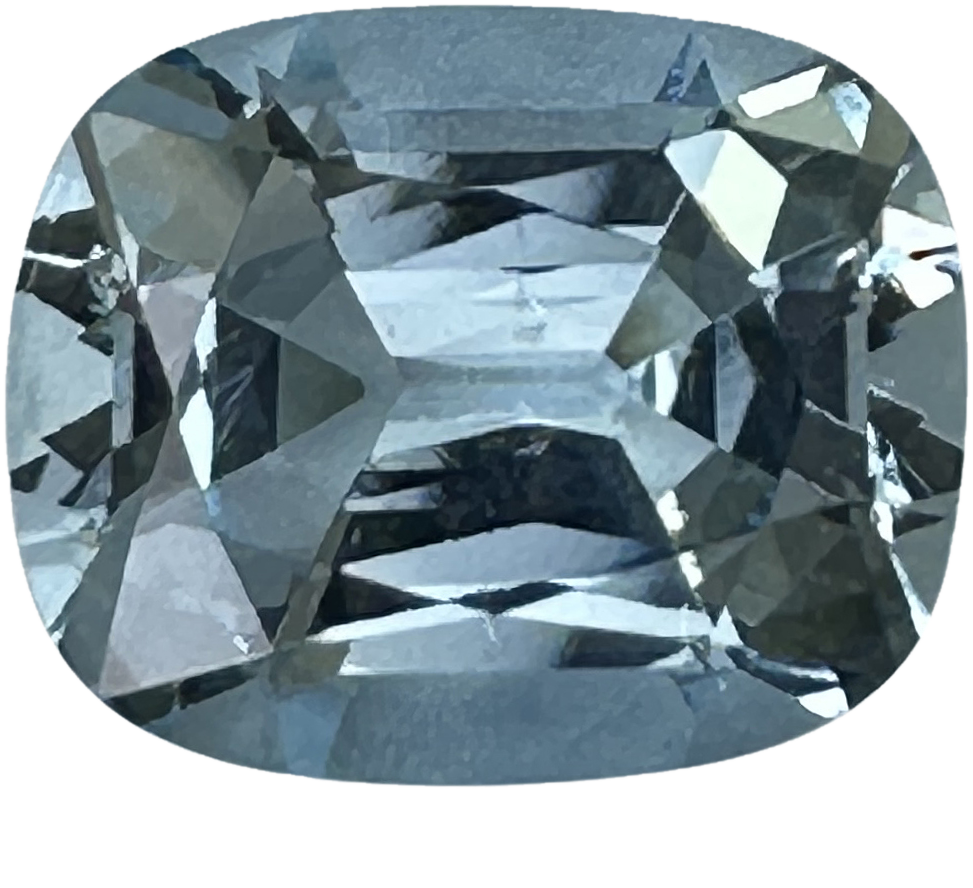 3.67ct Cushion A Color Aquamarine