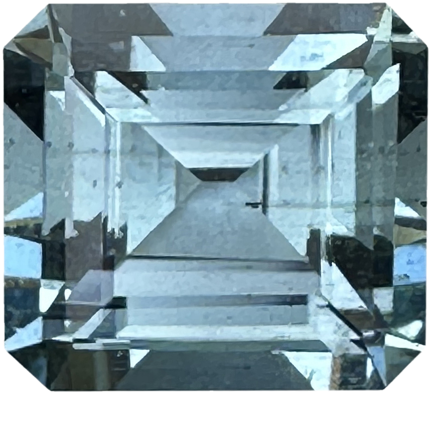 3.93ct Emerald Cut AA Color Aquamarine
