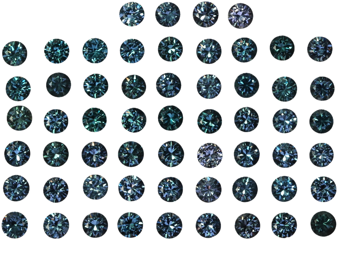2.25mm Round Light Lindi Color Change Garnet