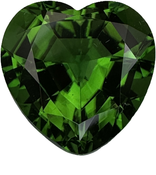 10.99ct Heart Shaped Chrome Tourmaline