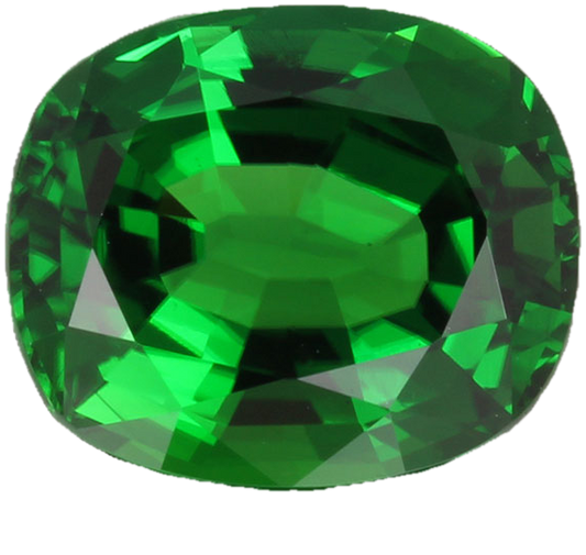 4.06ct Cushion Fine Green Chrome Tourmaline