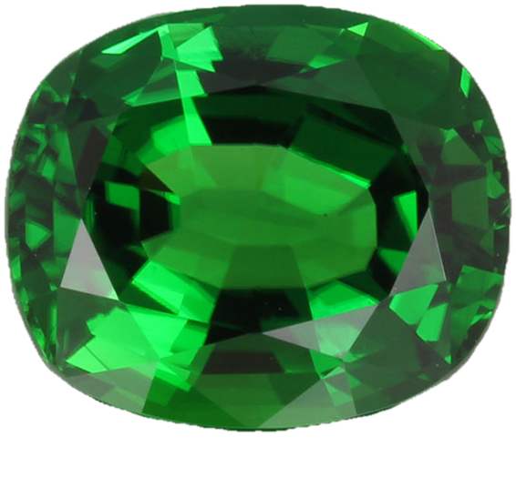 4.06ct Cushion Fine Green Chrome Tourmaline
