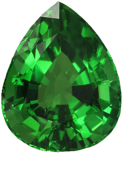 2.59ct Pear Shape Fine Green Chrome Tourmaline