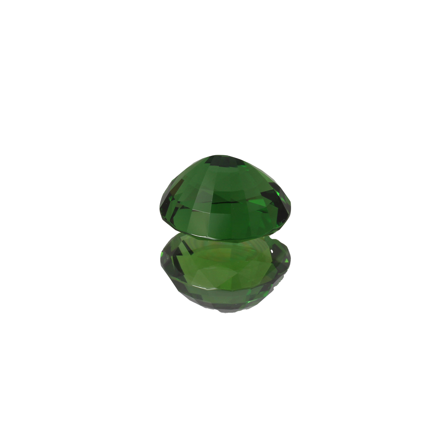 7.37ct Oval Bright Yellowish Green Chrome Tourmaline