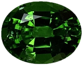 9x7mm Oval Fine Green Chrome Tourmaline Pair