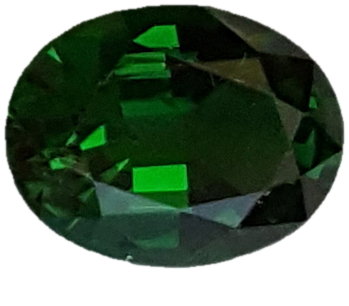 1.75ct Oval Fine Deep Green Chrome Tourmaline