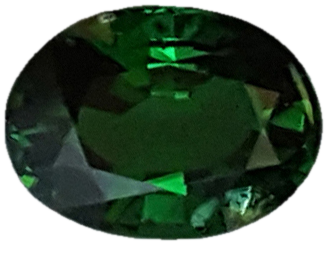 1.75ct Oval Fine Deep Green Chrome Tourmaline