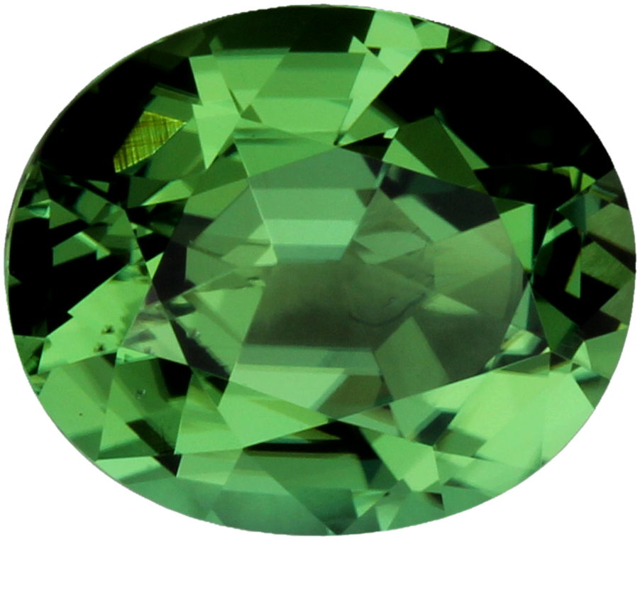 4.97ct Oval Mint Chrome Tourmaline