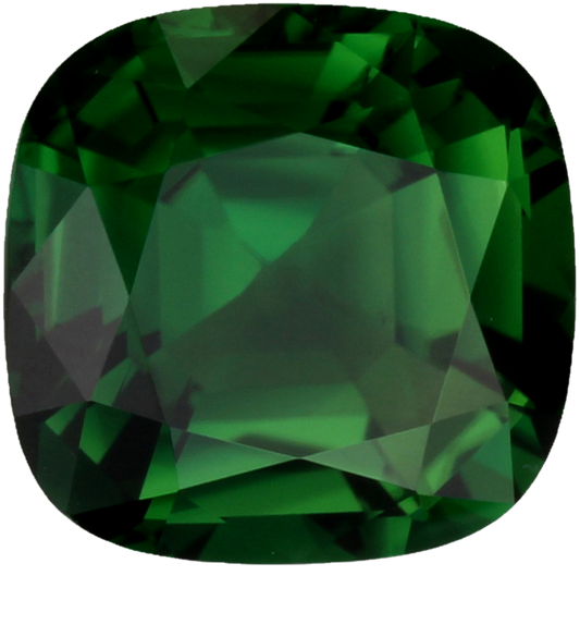4.52ct Cushion Rich Green Chrome Tourmaline