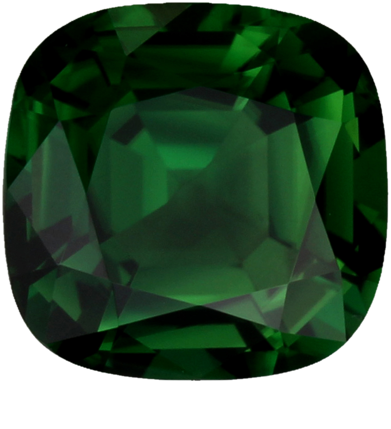 4.52ct Cushion Rich Green Chrome Tourmaline