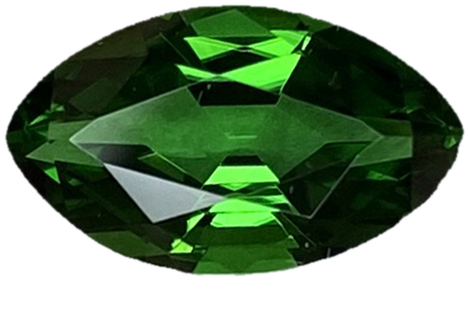 2.01ct Marquise Gem Quality - Fine Intense Green Chrome Tourmaline