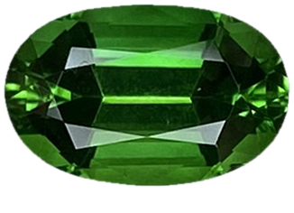 1.5ct Oval Fine Green Chrome Tourmaline