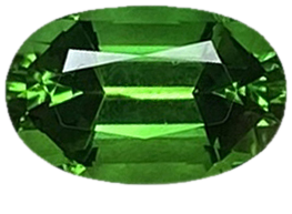 1.5ct Oval Fine Green Chrome Tourmaline
