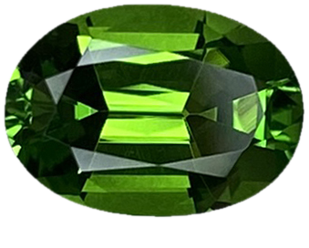 1.44ct Oval Fine Green Chrome Tourmaline