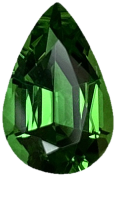 1.25ct Pear Shape Fine Green Chrome Tourmaline