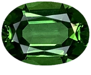 0.93ct Oval Fine Green Chrome Tourmaline