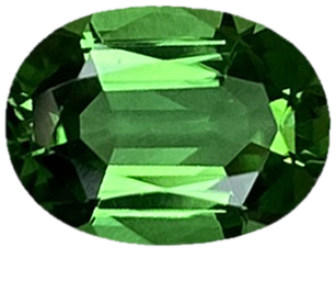 0.93ct Oval Fine Green Chrome Tourmaline