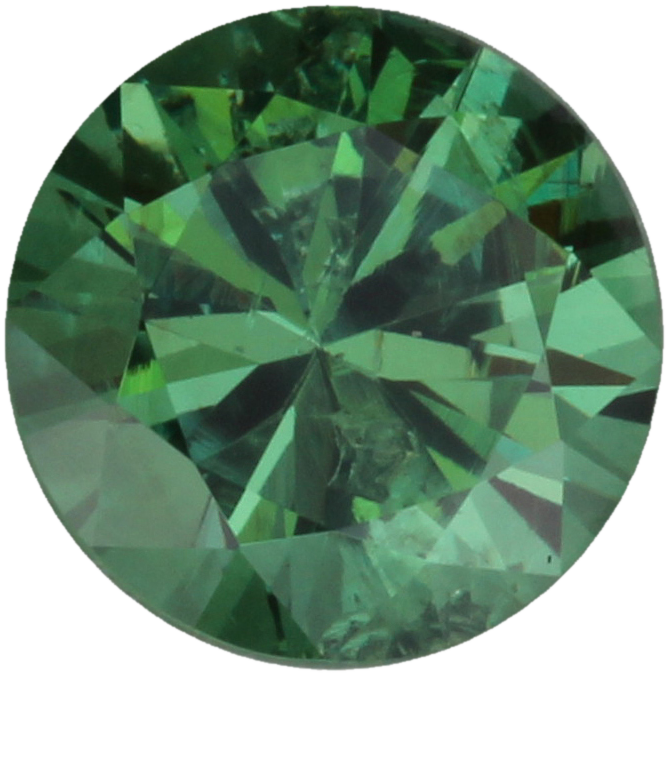 8.0mm Round Minty Green Demantoid Garnet