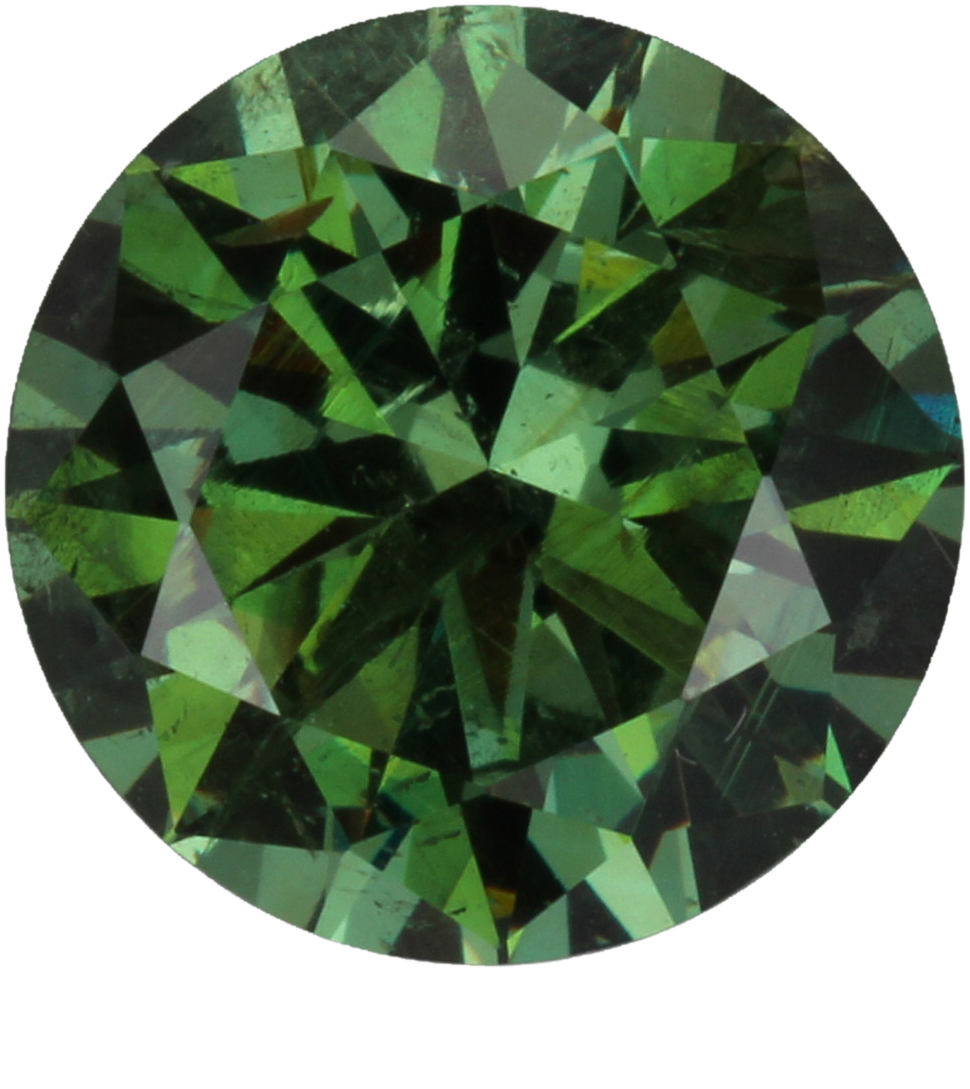 2.83ct Round Fine Demantoid Garnet