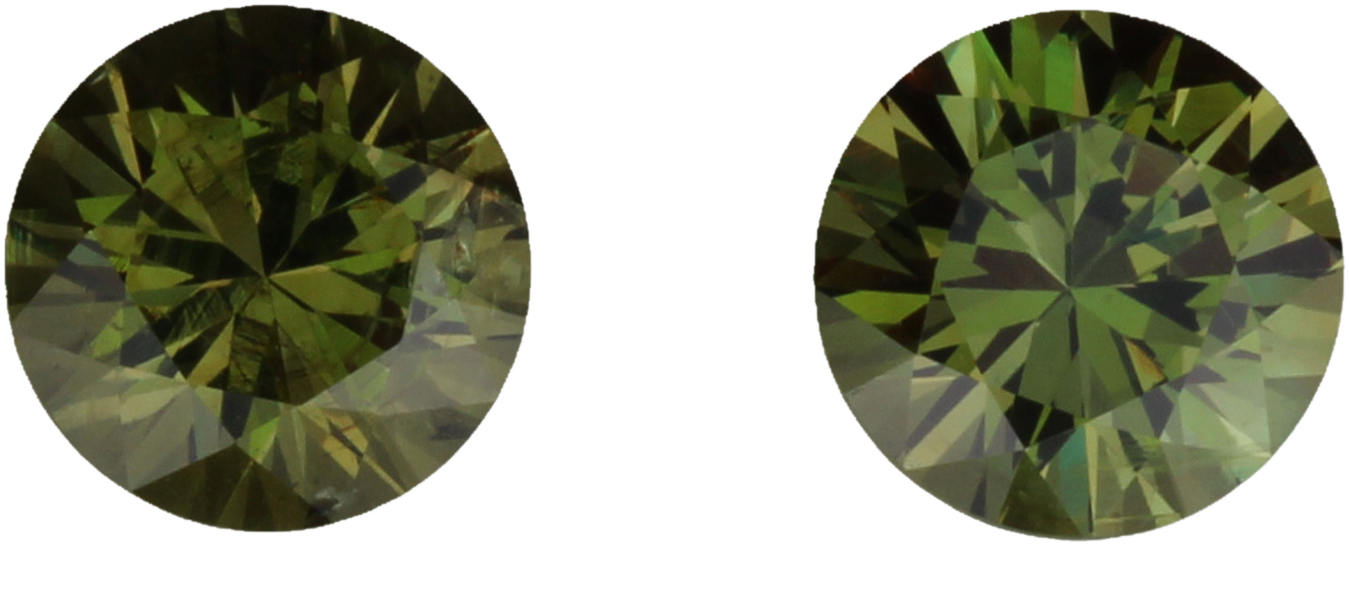 7mm Round Demantoid Pair
