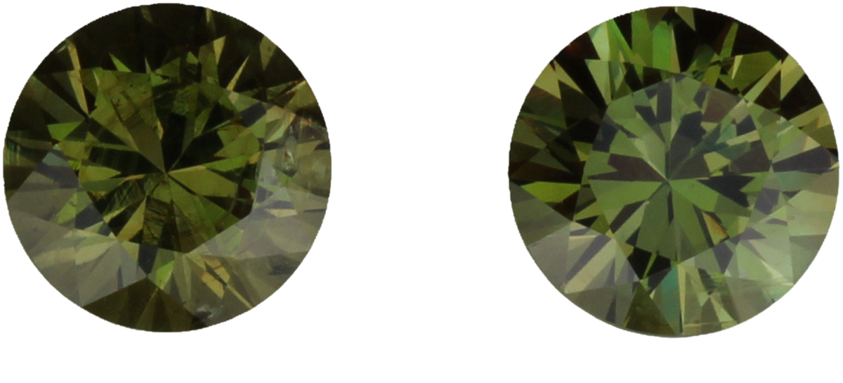 7mm Round Demantoid Pair Pair