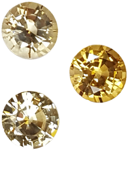 5.6mm Round Light Yellow Grossular Garnet