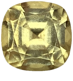 6.9ct Cushion Y Color Grossular Garnet