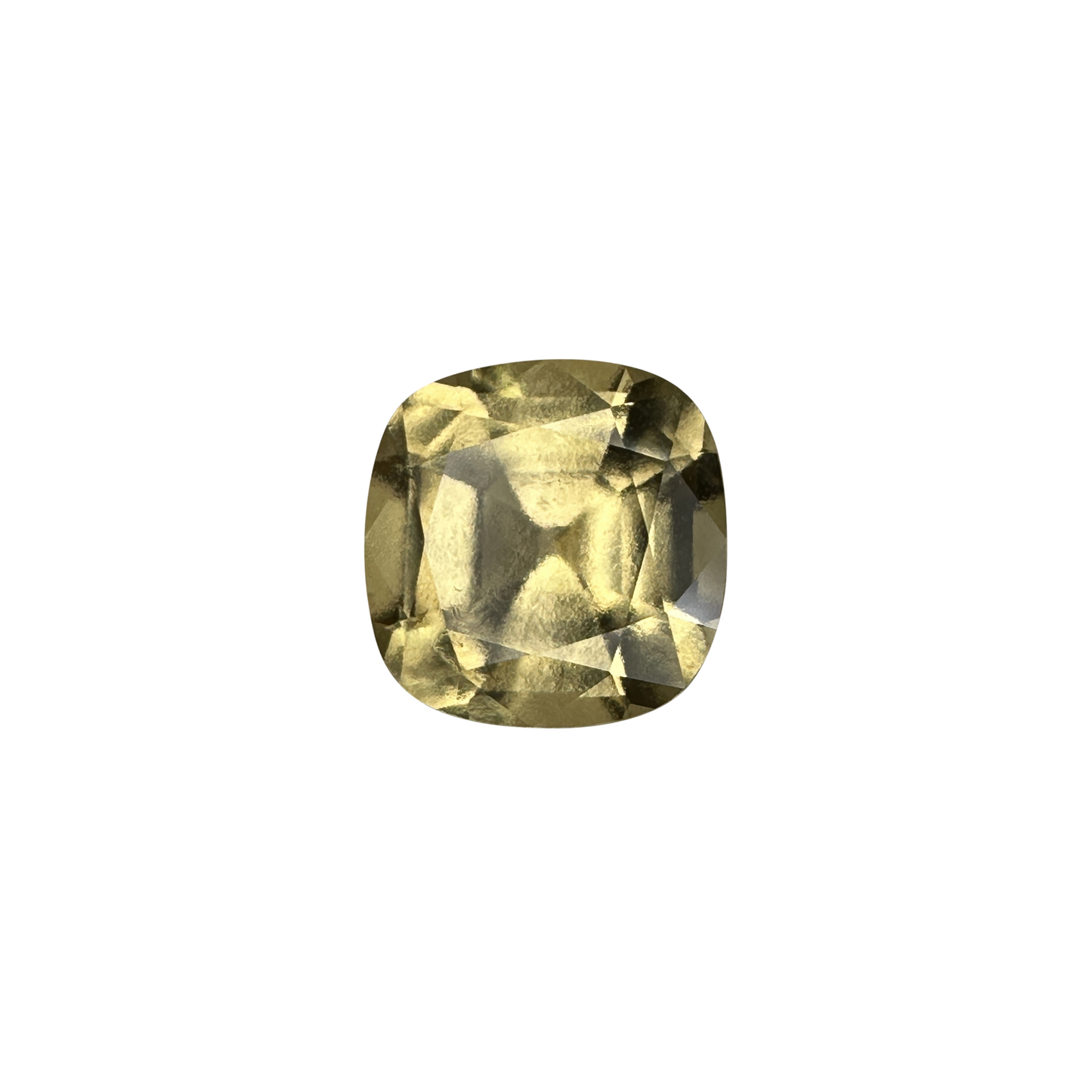 6.9ct Cushion Y Color Grossular Garnet