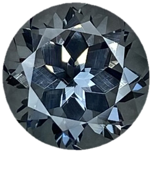 8.8mm Round Medium Grey Spinel