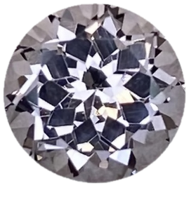 6.7mm Round Light Grey Spinel
