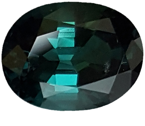 1.47ct Oval Deep Blue Tourmaline