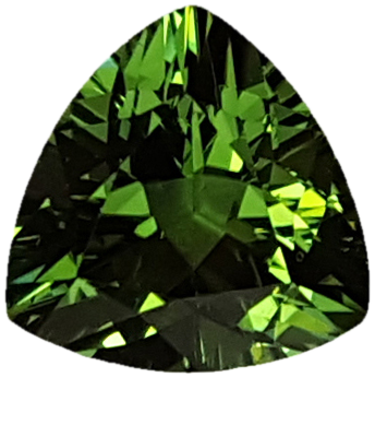 10mm Trillion Mint Green Tourmaline